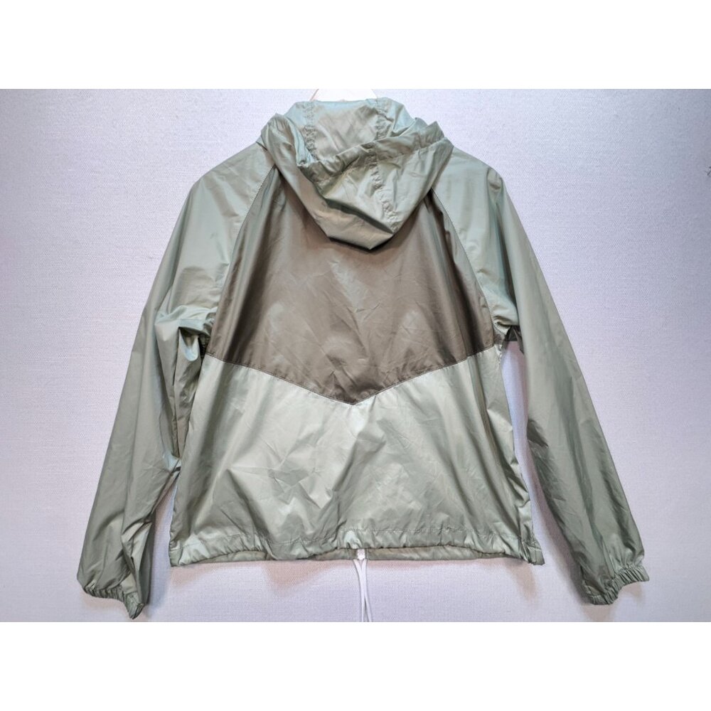 NWT Columbia Women's Flash Forward Windbreaker Jacket Medium Green Hooded Pocket - Picture 12 of 14